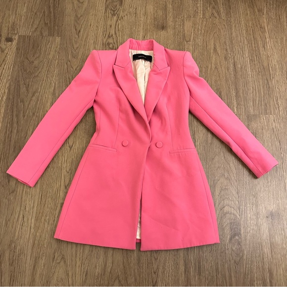 Zara Jackets & Coats Zara Pink Blazer Poshmark